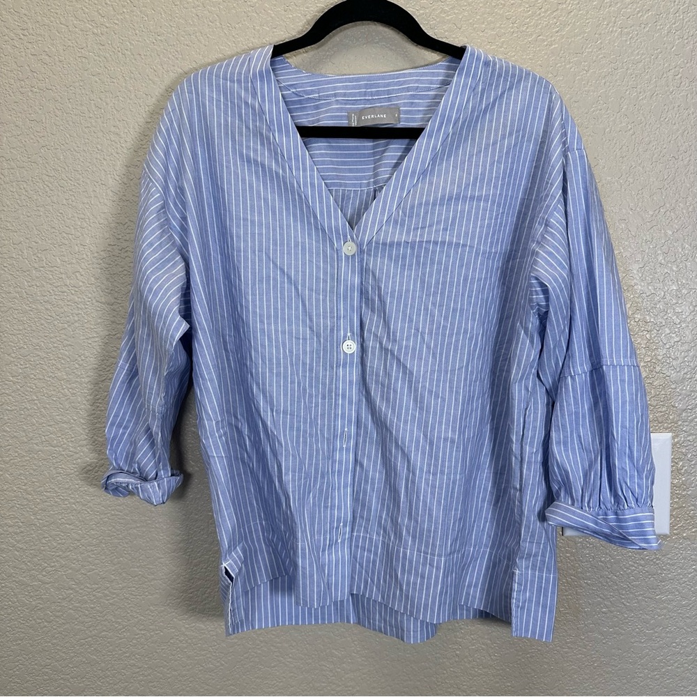 Everlane women’s striped shirt size 8
